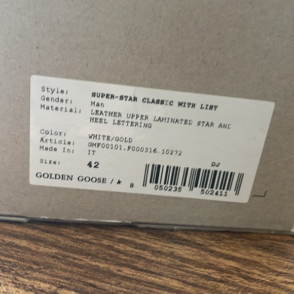 GOLDEN GOOSE sneakers size 42 Super * Classic (10.5 U.S. women’s) - Picture 3 of 8